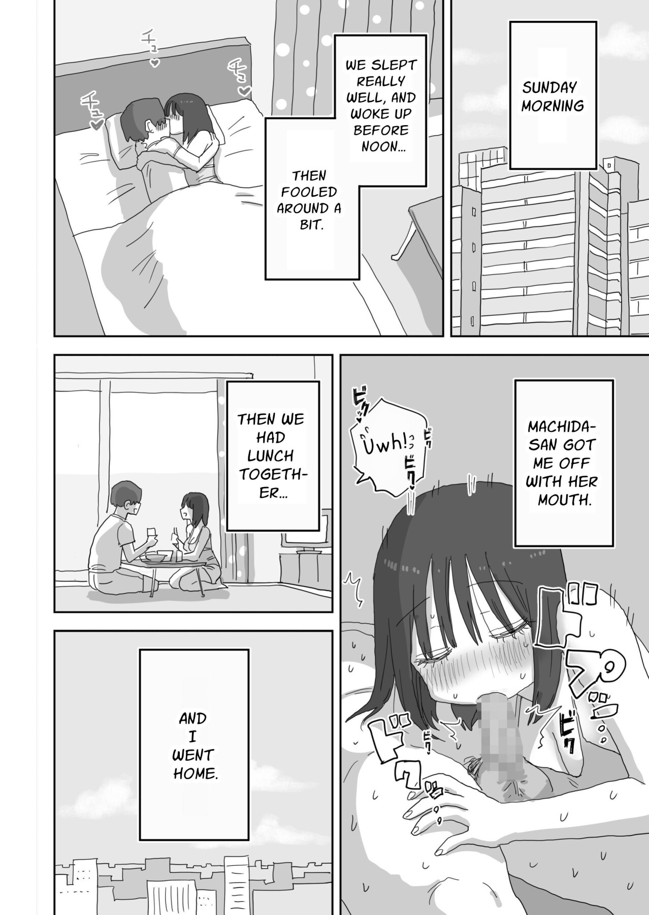 hentai manga My Naughty Lovey-Dovey Day Off With My Female Friends Continued ~Machida~